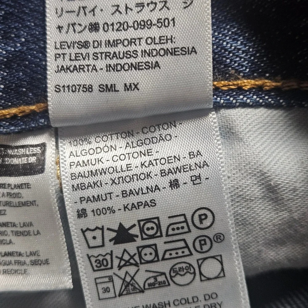 Levi's 501 Original Fit Straight Jeans Button Fly Mens 40x30 Capsule‎ Wardrobe